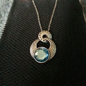 Blue Quartz Necklace